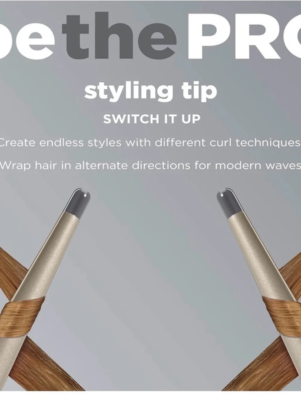 Conair infiniti pro Curling Wand in Champagne and Black